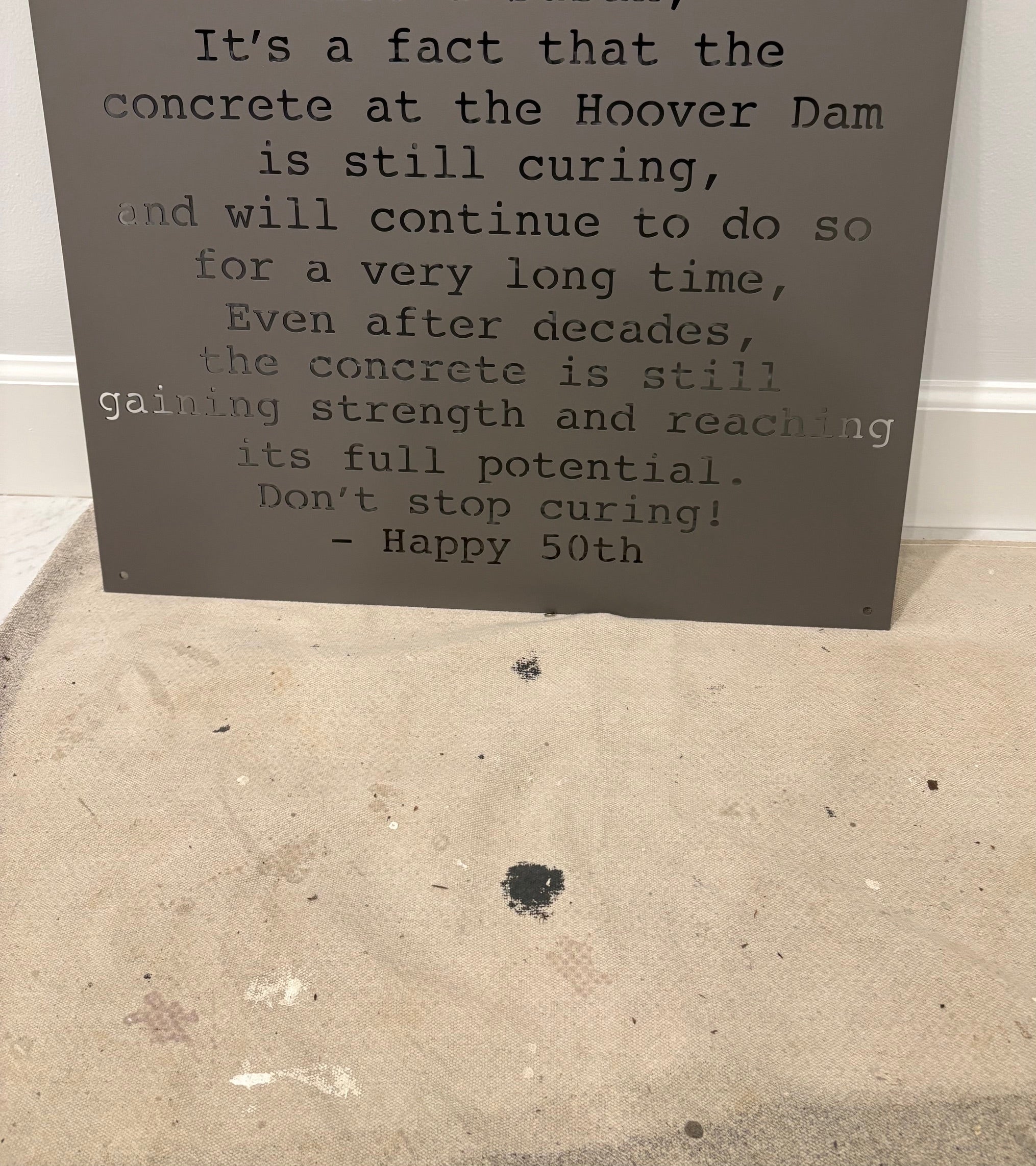 Anniversary Sign