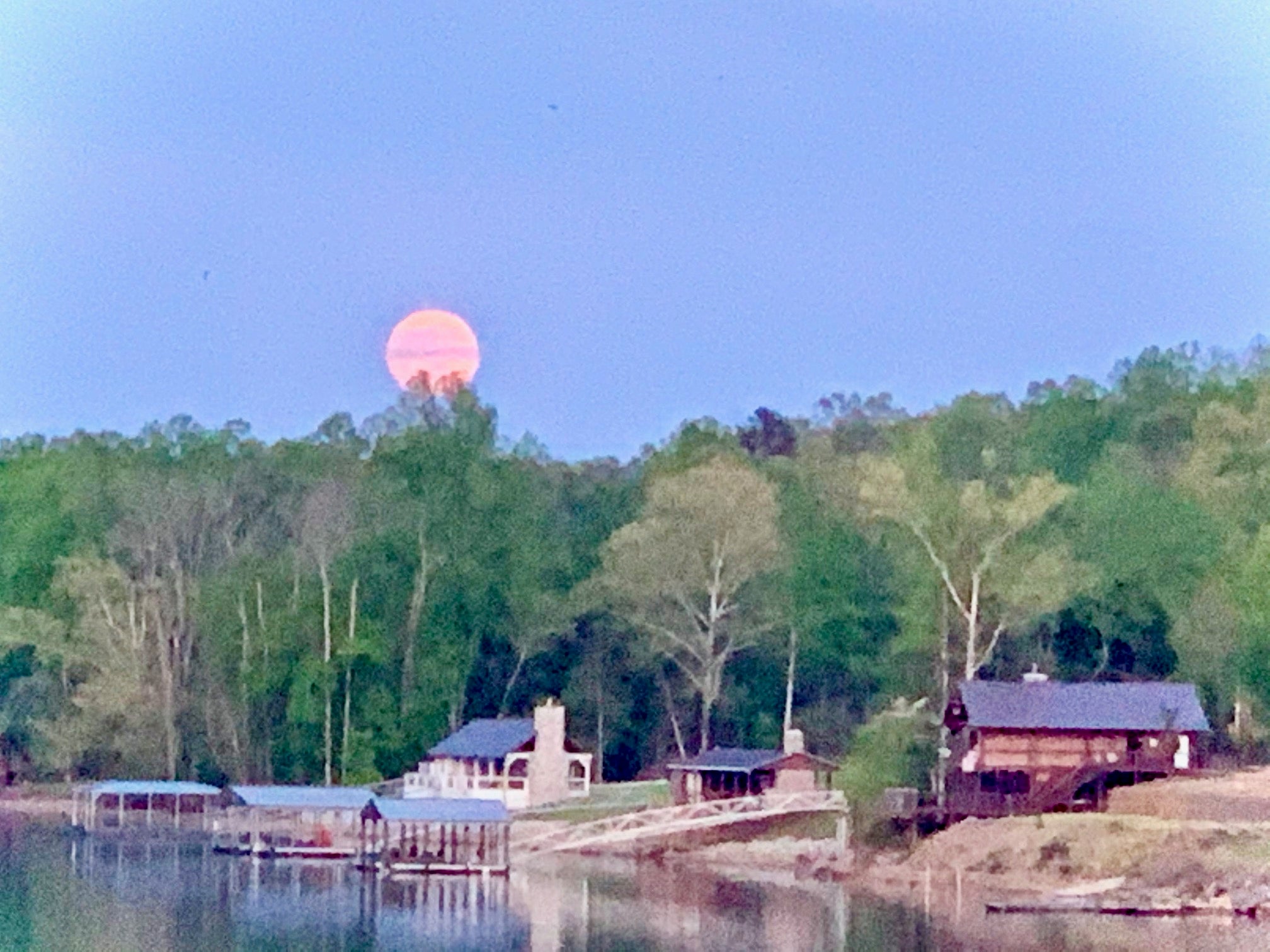 Pink Moon - Caney Fork River - Rock Island, TN